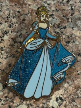 Official Disney Theme Parks Cinderella Princess Blue Ball Gown Pin  2012